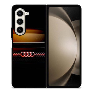AUDI METAL GLOW LOGO Samsung Galaxy Z Fold 5 Case Cover