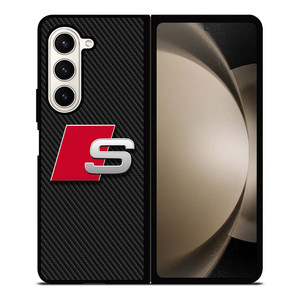 AUDI S CARBON LOGO Samsung Galaxy Z Fold 5 Case Cover AUDI S CARBON LOGO Samsung Galaxy Z Fold 5 Case Cover
