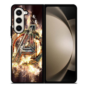 AVENGERS FIRE LOGO Samsung Galaxy Z Fold 5 Case Cover AVENGERS FIRE LOGO Samsung Galaxy Z Fold 5 Case Cover