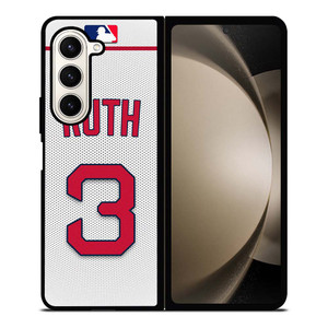 BABE RUTH BOSTON RED SOX Samsung Galaxy Z Fold 5 Case Cover