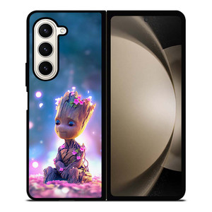 BABY GROOT FLOWER Samsung Galaxy Z Fold 5 Case Cover BABY GROOT FLOWER Samsung Galaxy Z Fold 5 Case Cover