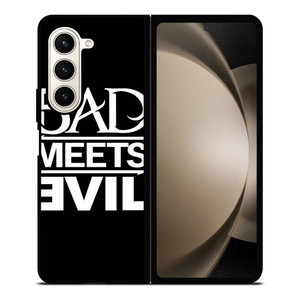 BAD MEETS EVIL RAPPER DUO LOGO Samsung Galaxy Z Fold 5 Case Cover BAD MEETS EVIL RAPPER DUO LOGO Samsung Galaxy Z Fold 5 Case Cover