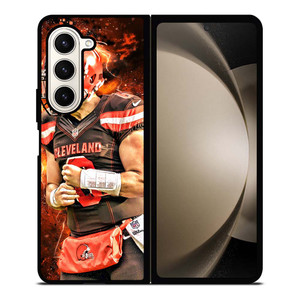 BAKER MAYFIELD CLEVELAND BROWNS NFL 2 Samsung Galaxy Z Fold 5 Case Cover BAKER MAYFIELD CLEVELAND BROWNS NFL 2 Samsung Galaxy Z Fold 5 Case Cover