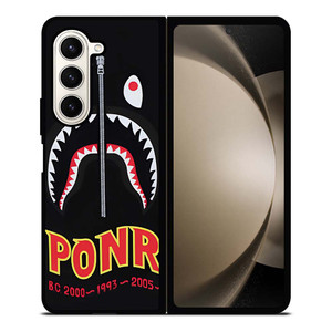 BAPE BATHING APE X PONR Samsung Galaxy Z Fold 5 Case Cover BAPE BATHING APE X PONR Samsung Galaxy Z Fold 5 Case Cover