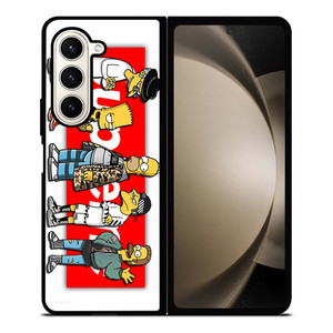 BART SIMPSON X SUPREME LOGO Samsung Galaxy Z Fold 5 Case Cover