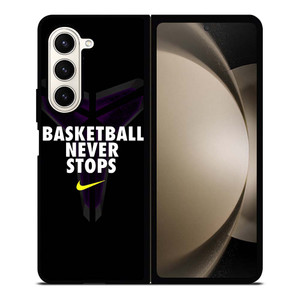BASKETBALL NEVER STOPS BLACK MAMBA Samsung Galaxy Z Fold 5 Case Cover