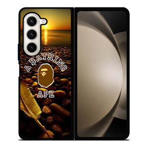 BATHING APE SUNSET Samsung Galaxy Z Fold 5 Case Cover