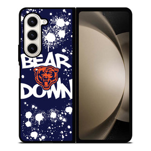 BEAR DOWN CHICAGO BEARS 2 Samsung Galaxy Z Fold 5 Case Cover BEAR DOWN CHICAGO BEARS 2 Samsung Galaxy Z Fold 5 Case Cover
