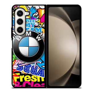 BMW STICKER BOMB Samsung Galaxy Z Fold 5 Case Cover BMW STICKER BOMB Samsung Galaxy Z Fold 5 Case Cover