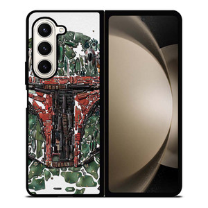BOBA FETT STAR WARS MOZAIC Samsung Galaxy Z Fold 5 Case Cover BOBA FETT STAR WARS MOZAIC Samsung Galaxy Z Fold 5 Case Cover