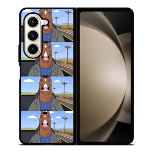 BOJACK HORSEMAN FACE COLLAGE Samsung Galaxy Z Fold 5 Case Cover BOJACK HORSEMAN FACE COLLAGE Samsung Galaxy Z Fold 5 Case Cover