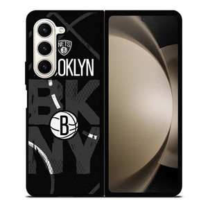 BROOKLYN NETS BASEBALL LOGO NBA Samsung Galaxy Z Fold 5 Case Cover