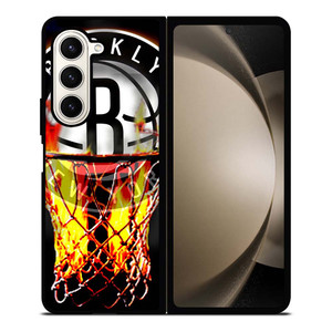 BROOKLYN NETS BASKETBALL RING Samsung Galaxy Z Fold 5 Case Cover