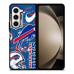 BUFFALO BILLS NFL STICKER BOMB Samsung Galaxy Z Fold 5 Case Cover BUFFALO BILLS NFL STICKER BOMB Samsung Galaxy Z Fold 5 Case Cover
