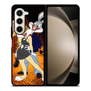 BUGS AND LOLA BUNNY LOONEY TUNES Samsung Galaxy Z Fold 5 Case Cover BUGS AND LOLA BUNNY LOONEY TUNES Samsung Galaxy Z Fold 5 Case Cover