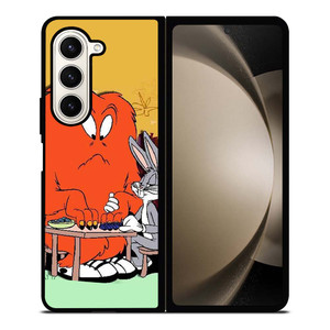 BUGS BUNNY AND GOSSAMER RED LOONEY TUNNES Samsung Galaxy Z Fold 5 Case Cover BUGS BUNNY AND GOSSAMER RED LOONEY TUNNES Samsung Galaxy Z Fold 5 Case Cover