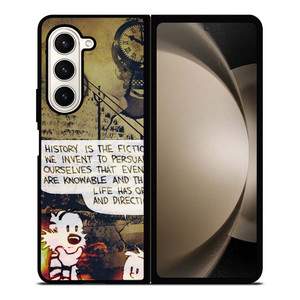 CALVIN AND HOBBES CLASSIC QUOTES Samsung Galaxy Z Fold 5 Case Cover CALVIN AND HOBBES CLASSIC QUOTES Samsung Galaxy Z Fold 5 Case Cover