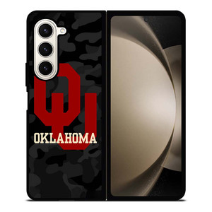 CAMO OKLAHOMA SOONERS LOGO Samsung Galaxy Z Fold 5 Case Cover CAMO OKLAHOMA SOONERS LOGO Samsung Galaxy Z Fold 5 Case Cover