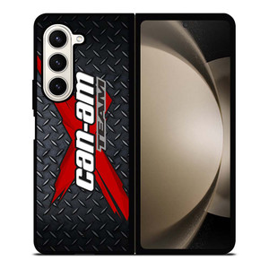 CAN AM X TEAM METAL LOGO Samsung Galaxy Z Fold 5 Case Cover CAN AM X TEAM METAL LOGO Samsung Galaxy Z Fold 5 Case Cover
