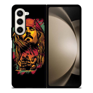 CAPTAIN JACK PIRATES OF THE CARIBBEAN ART Samsung Galaxy Z Fold 5 Case Cover