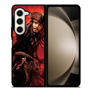CAPTAIN JACK PIRATES OF THE CARIBBEAN POSTER Samsung Galaxy Z Fold 5 Case Cover