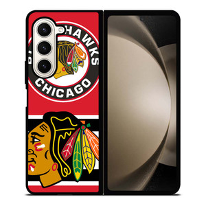 CHICAGO BLACKHAWKS NHL LOGO Samsung Galaxy Z Fold 5 Case Cover