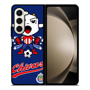 CHIVAS DE GUADALAJARA FOOTBALL MASCOT Samsung Galaxy Z Fold 5 Case Cover