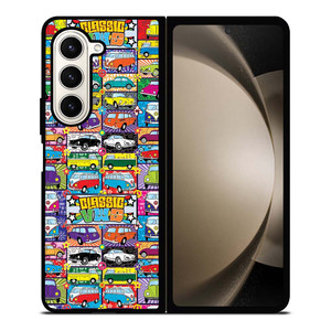 CLASSIC VW COLLAGE Samsung Galaxy Z Fold 5 Case Cover CLASSIC VW COLLAGE Samsung Galaxy Z Fold 5 Case Cover