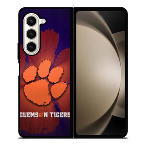 CLEMSON TIGERS SYMBOL Samsung Galaxy Z Fold 5 Case Cover CLEMSON TIGERS SYMBOL Samsung Galaxy Z Fold 5 Case Cover