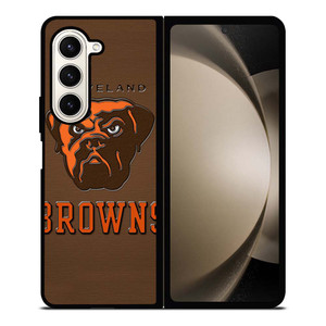 CLEVELAND BROWNS DOG NFL MASCOT Samsung Galaxy Z Fold 5 Case Cover