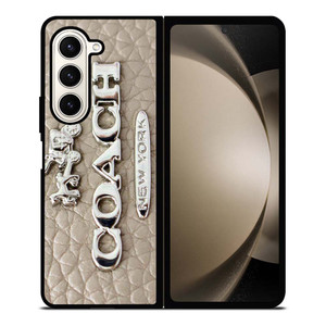 COACH LOGO GLOWING TEXTURE Samsung Galaxy Z Fold 5 Case Cover COACH LOGO GLOWING TEXTURE Samsung Galaxy Z Fold 5 Case Cover