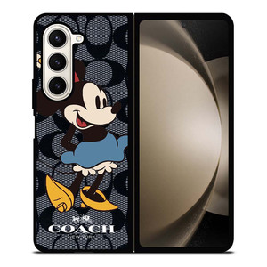 COACH MINNIE MOUSE Samsung Galaxy Z Fold 5 Case Cover COACH MINNIE MOUSE Samsung Galaxy Z Fold 5 Case Cover