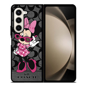 COACH MINNIE MOUSE CUTE Samsung Galaxy Z Fold 5 Case Cover
