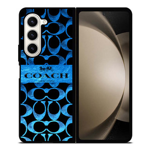 COACH NEW YORK BLUE 2 Samsung Galaxy Z Fold 5 Case Cover COACH NEW YORK BLUE 2 Samsung Galaxy Z Fold 5 Case Cover