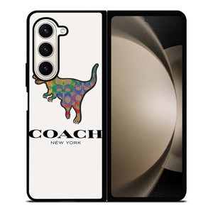 COACH NEW YORK DINOSAUR Samsung Galaxy Z Fold 5 Case Cover