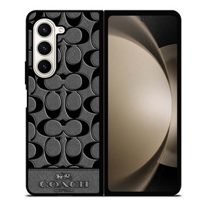 COACH NEW YORK GREY Samsung Galaxy Z Fold 5 Case Cover