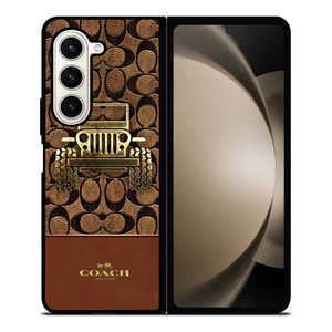 COACH NEW YORK JEEP Samsung Galaxy Z Fold 5 Case Cover COACH NEW YORK JEEP Samsung Galaxy Z Fold 5 Case Cover