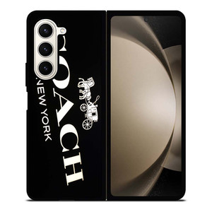 COACH NEW YORK LOGO 3 Samsung Galaxy Z Fold 5 Case Cover