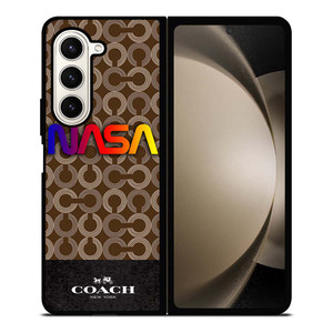 COACH NEW YORK NASA Samsung Galaxy Z Fold 5 Case Cover