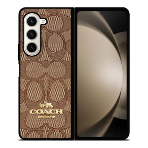 COACH NEW YORK PATTERN Samsung Galaxy Z Fold 5 Case Cover