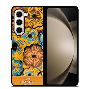 COACH NEW YORK ROSE TEA Samsung Galaxy Z Fold 5 Case Cover COACH NEW YORK ROSE TEA Samsung Galaxy Z Fold 5 Case Cover