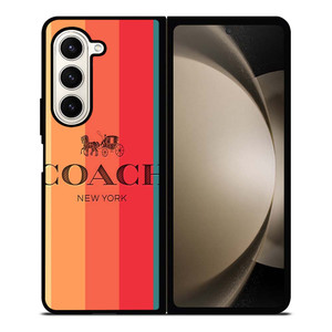 COACH NEW YORK STRIPES 2 Samsung Galaxy Z Fold 5 Case Cover