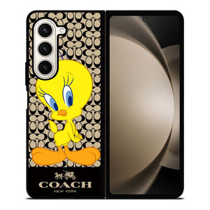 COACH NEW YORK TWEETY BIRD Samsung Galaxy Z Fold 5 Case Cover