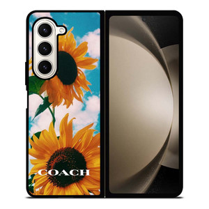 COACH SUNFLOWER Samsung Galaxy Z Fold 5 Case Cover COACH SUNFLOWER Samsung Galaxy Z Fold 5 Case Cover