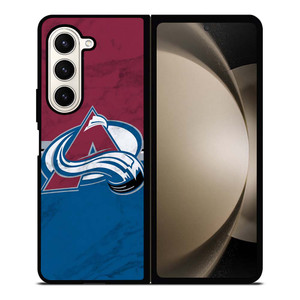 COLORADO AVALANCHE MARBEL Samsung Galaxy Z Fold 5 Case Cover COLORADO AVALANCHE MARBEL Samsung Galaxy Z Fold 5 Case Cover