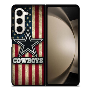 DALLAS COWBOYS AMERICAN FLAG Samsung Galaxy Z Fold 5 Case Cover