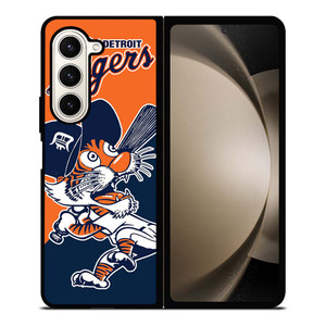 DETROIT TIGERS MASCOT MLB LOGO Samsung Galaxy Z Fold 5 Case Cover DETROIT TIGERS MASCOT MLB LOGO Samsung Galaxy Z Fold 5 Case Cover