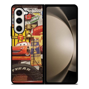 DISNEY CARS MOVIE COLLAGE Samsung Galaxy Z Fold 5 Case Cover