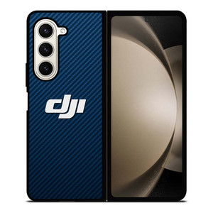 DJI DRONE CAMERA BLUE CARBON Samsung Galaxy Z Fold 5 Case Cover DJI DRONE CAMERA BLUE CARBON Samsung Galaxy Z Fold 5 Case Cover