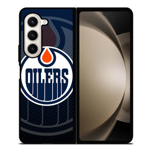 EDMONTON OILERS NHL LOGO Samsung Galaxy Z Fold 5 Case Cover